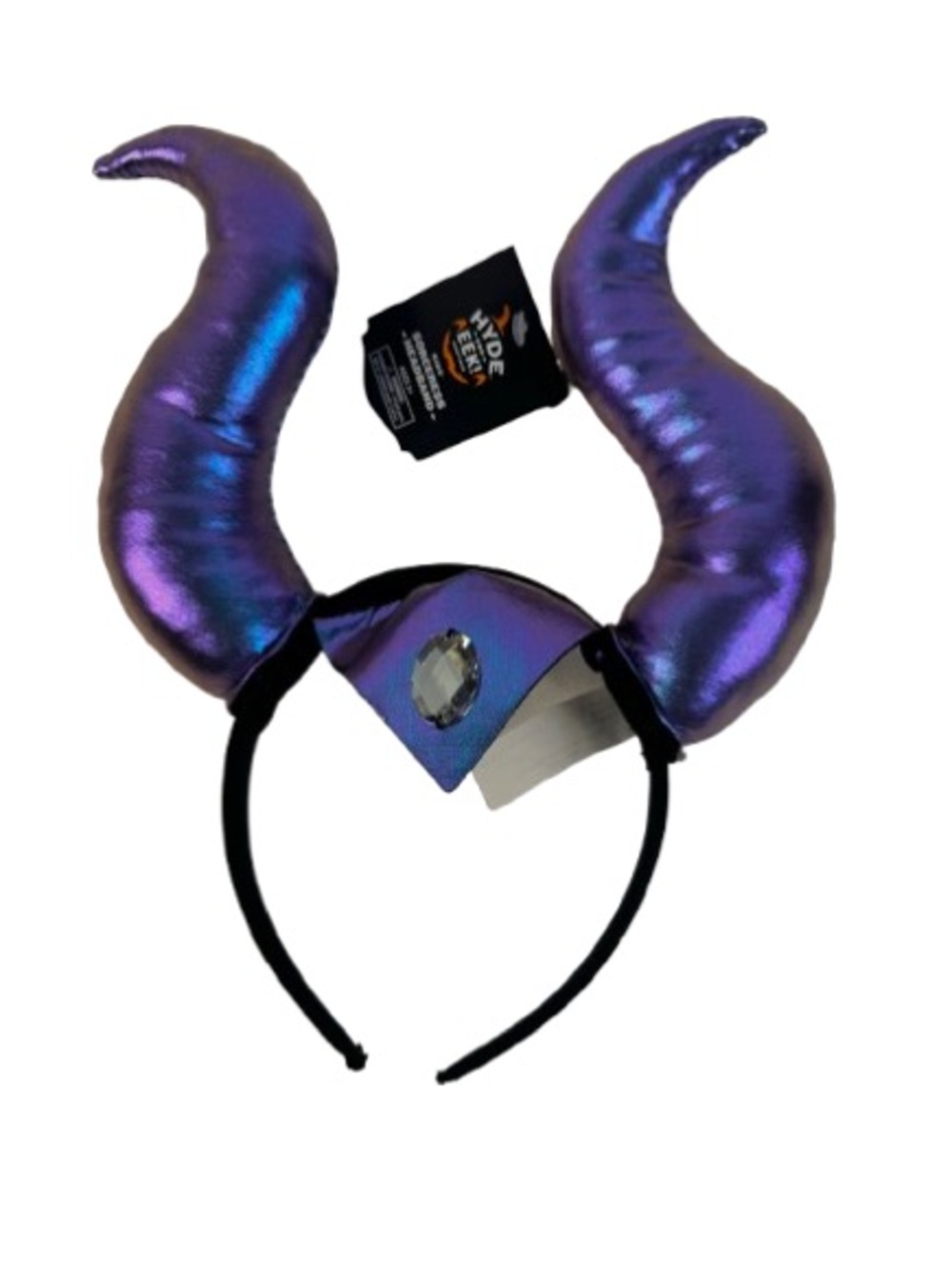 Villains Iridescent Purple Horn Headband